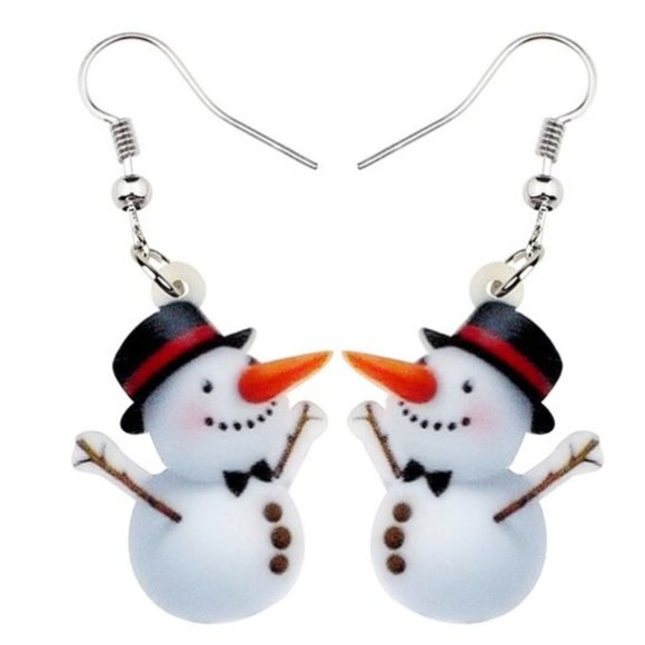 Snowman Holiday Earrings… - Picture 2 of 3